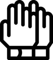 Hand Gloves Vector Icon