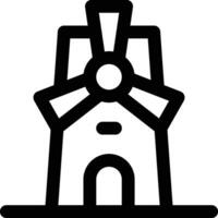 Windmill Vector Icon