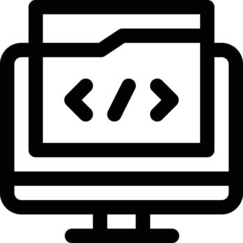 icono de vector de desarrollo web