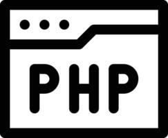PHP Coding Vector Icon