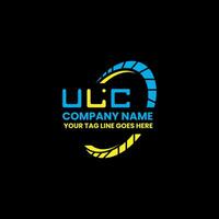 ULC letter logo vector design, ULC simple and modern logo. ULC luxurious alphabet design