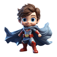 3D Super Hero Character ,ai generative png