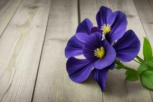 acónito flor. antecedentes. ai generativo Pro foto