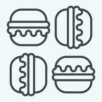 Icon Macaron. related to France symbol. line style. simple design editable. simple illustration vector