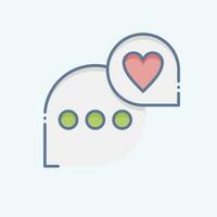 Icon Feedback. related to Communication symbol. doodle style. simple design editable. simple illustration vector