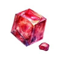 gem illustration in the hand draw style ai generated png