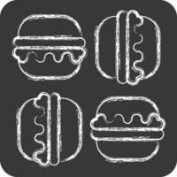 Icon Macaron. related to France symbol. chalk Style. simple design editable. simple illustration vector