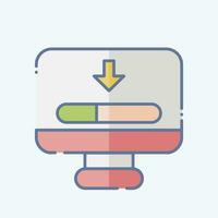 Icon Loading. related to Communication symbol. doodle style. simple design editable. simple illustration vector