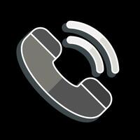 Icon Call. related to Communication symbol. glossy style. simple design editable. simple illustration vector