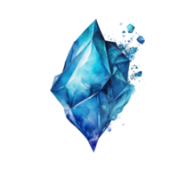 gem illustration in the hand draw style ai generated png