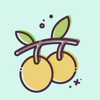 Icon Olive Oil. related to Fruit and Vegetable symbol. MBE style. simple design editable. simple illustration vector