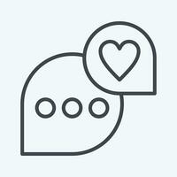 Icon Feedback. related to Communication symbol. line style. simple design editable. simple illustration vector