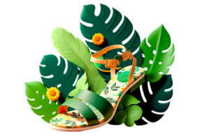 3d chaussure illustration ai généré png