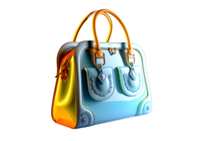 3d illustration femelle sac ai généré png