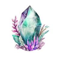 gem illustration in the hand draw style ai generated png