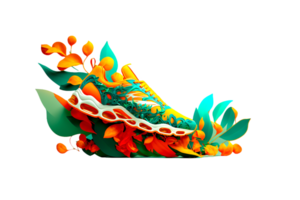 3d sko illustration ai genererad png