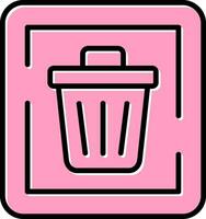 Trash Sign Vector Icon