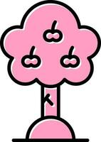 Apple Tree Vector Icon