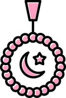 icono de vector de tasbih