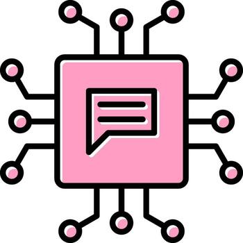 natural idioma Procesando vector icono