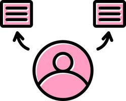 natural idioma Procesando vector icono