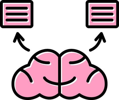 natural idioma Procesando vector icono