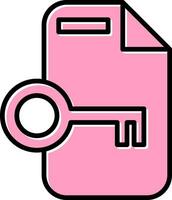 icono de vector de documento