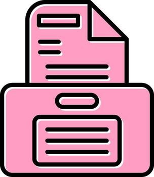 icono de vector de documento