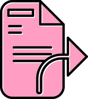 Send File Vector Icon