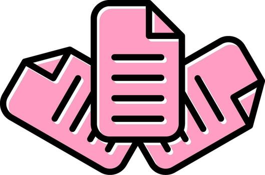 icono de vector de documentos