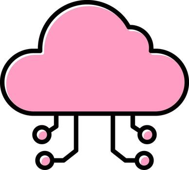 Cloud Computing Vector Icon