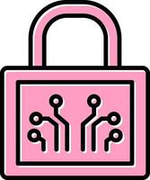 icono de vector de bloqueo
