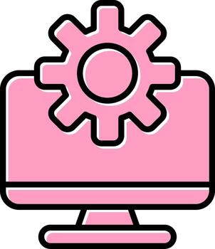 Computer Vector Icon