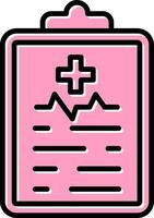 Medical Report Vector Icon