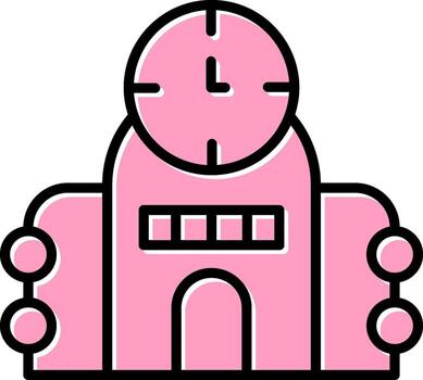 hora máquina vector icono