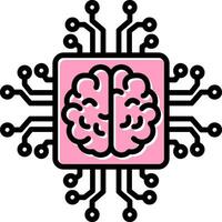 Artificial Intelligence Vector Icon