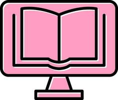 icono de vector de ebook