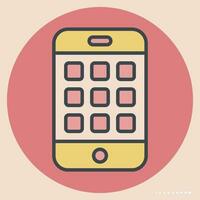 Icon Applications. related to Communication symbol. color mate style. simple design editable. simple illustration vector