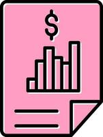 Financial Report Vector Icon