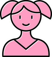 Girl Vector Icon