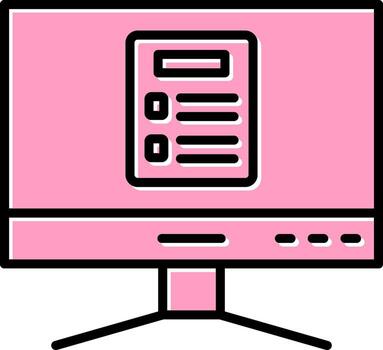 Computer Vector Icon