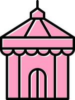 Circus Tent Vector Icon