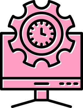 Computer Vector Icon