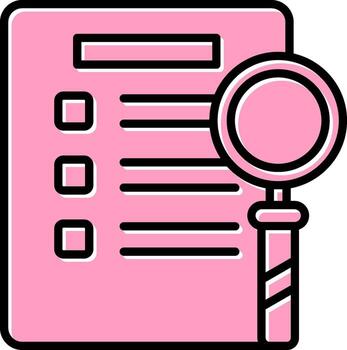 icono de vector de documento