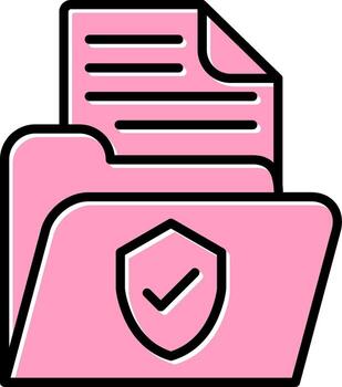 icono de vector de documento