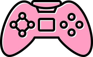 icono de vector de controlador de juego