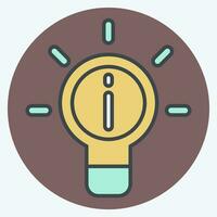 Icon Idea. related to Communication symbol. color mate style. simple design editable. simple illustration vector