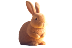 Conejo 3d ilustración ai generado png