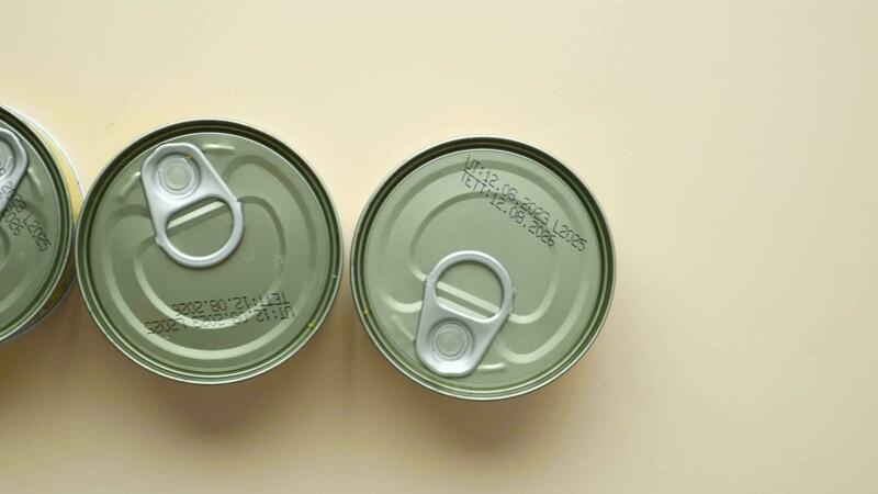 expire date on food can on white background , 32544308 Stock Video at ...