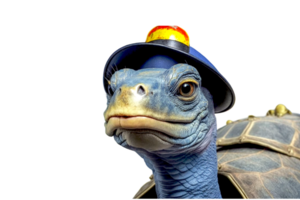 marrant tortue 3d ai généré png